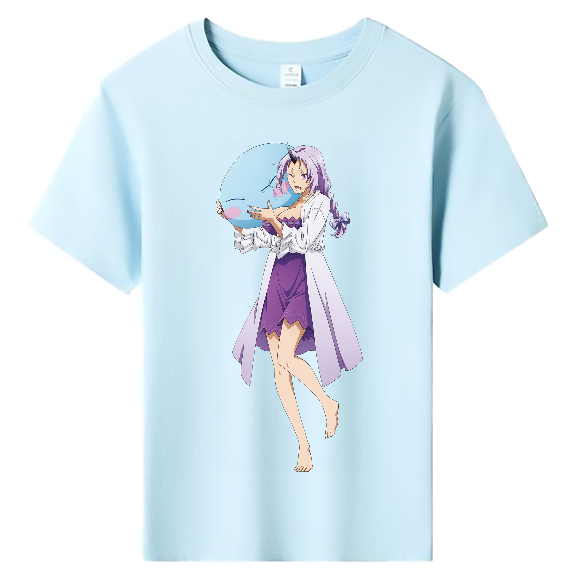 （画像用） 転スラ Regarding Reincarnated to Slime 綿100％キッズTシャツ（フロントプリント）